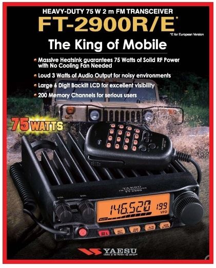Yaesu Ft-2900 Vhf 75 Watts